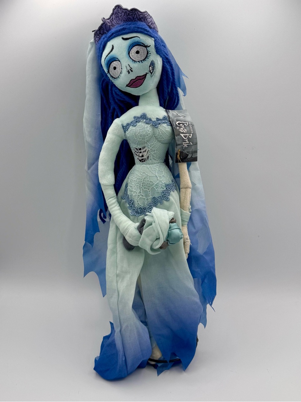Spirit Halloween Corpse Bride Emily Plush Doll 19" Tim Burton NEW